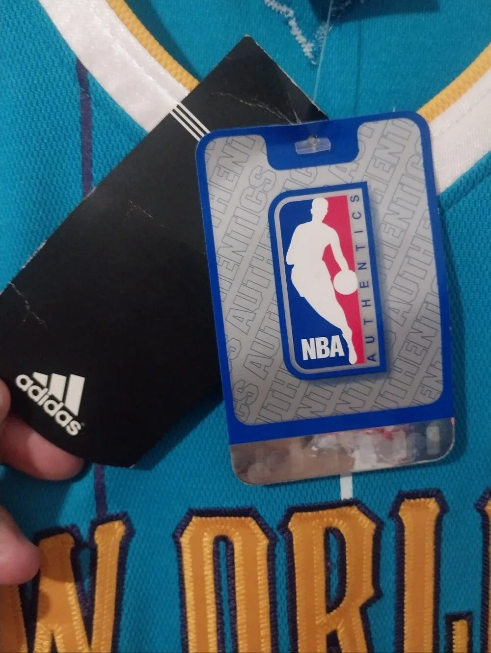 Adidas Authentic New Orleans Hornets Chris Paul Away Jersey Size 52 Bnwts